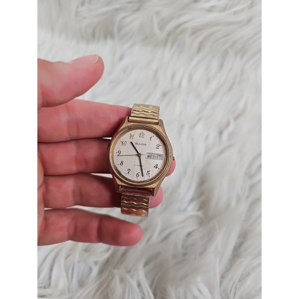 Men's Estate Vtg Mid-Century 1960 Bulova Automatic Dress Wristwatch For Parts!! - Picture 3 of 8